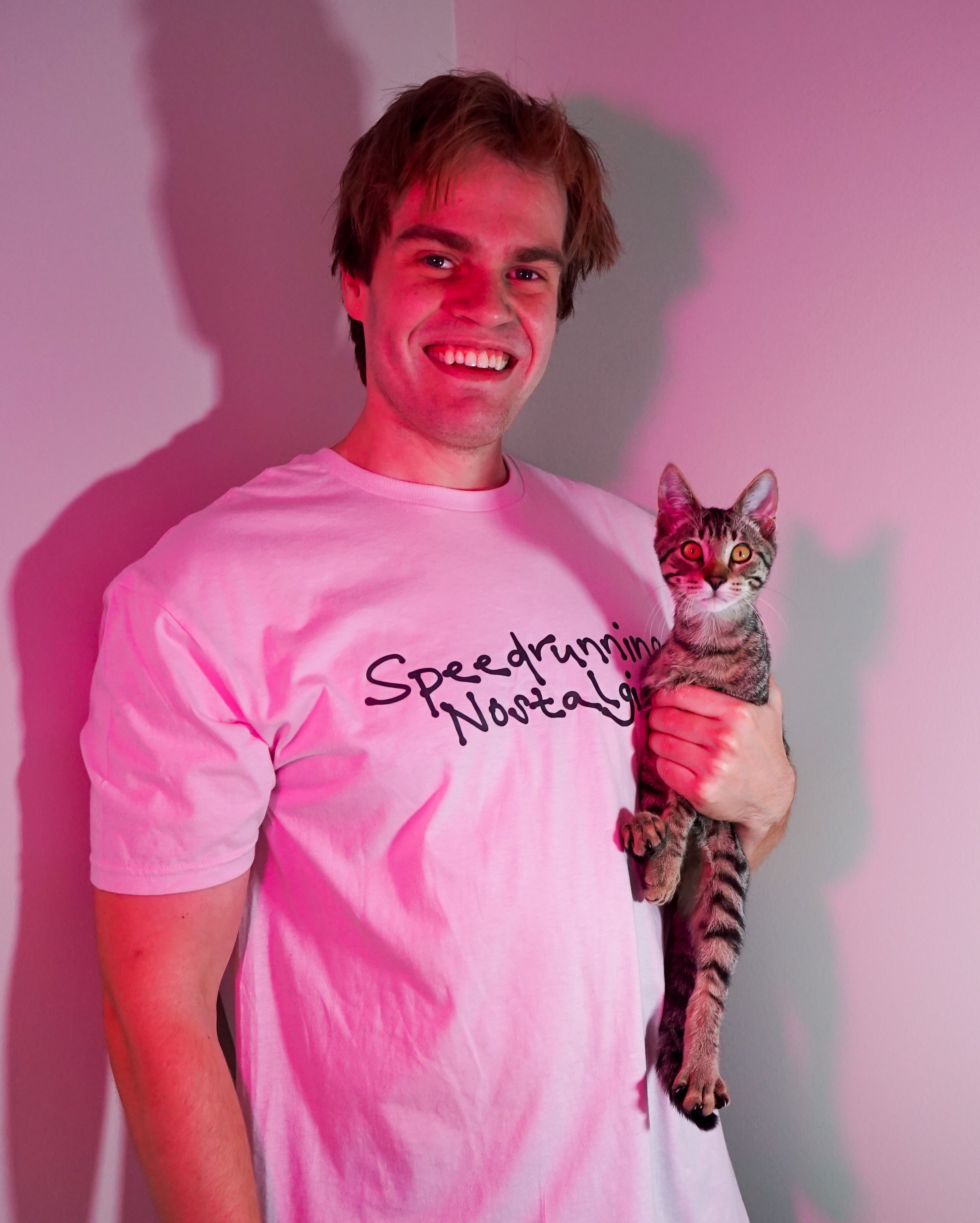 Speedrunning Nostalgia Tee - Pink